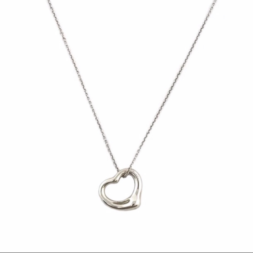 Tiffany & Co. Elsa Peretti open heart necklace